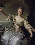 Jjean-Marc nattier Portrait of Mathilde de Canisy, Marquise d'Antin oil painting on canvas